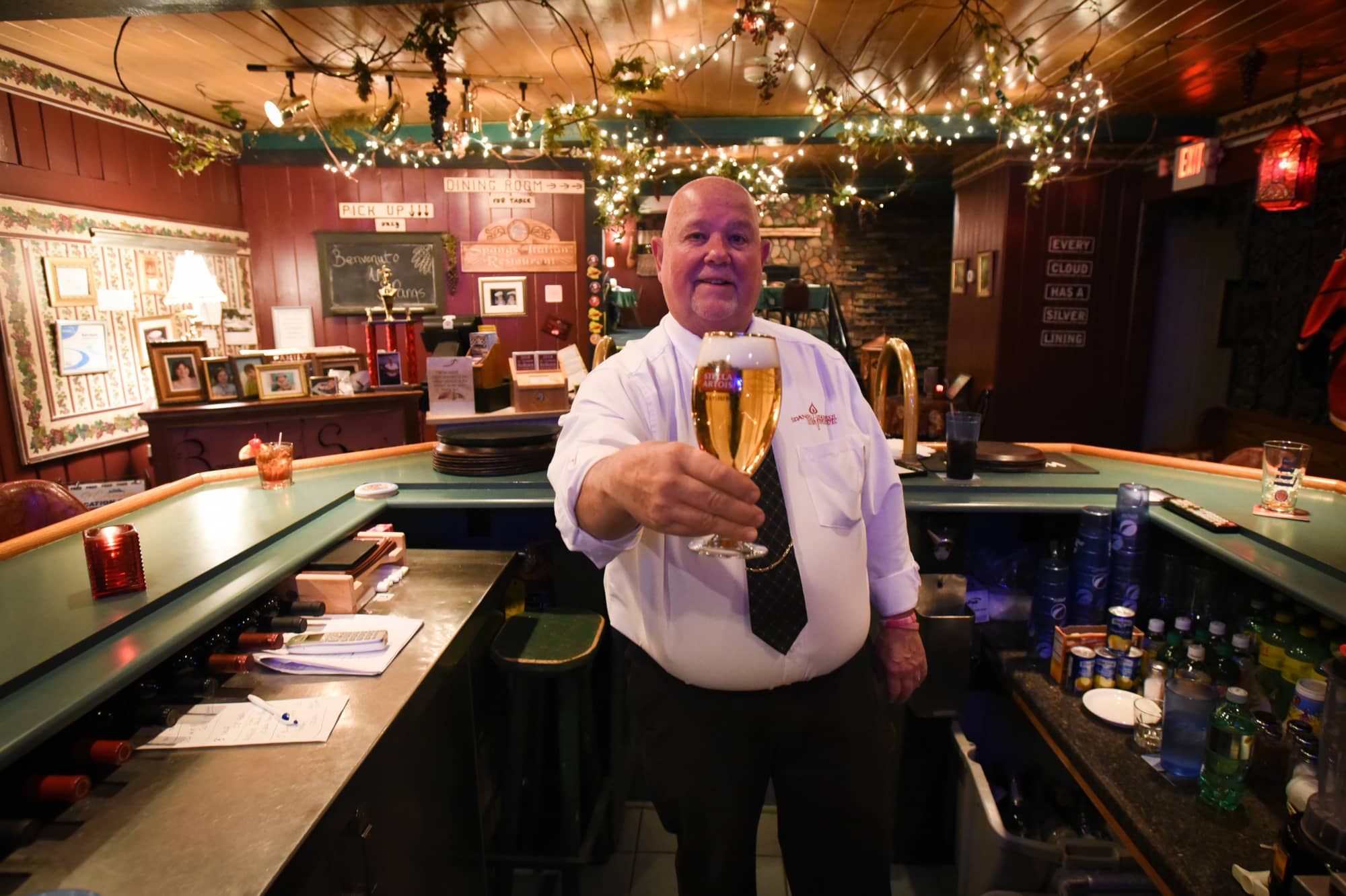 bartender at spangs restaurant vilas county wi