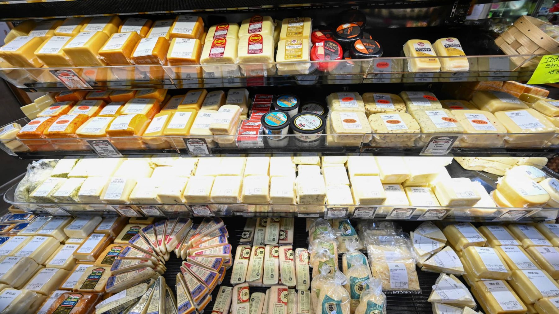 Article: Un-brie-lievable: These cheesemakers are a cut above | Cheese case at Weber's Farm Store Marshfield WI