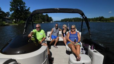 Article: Explore the Northwoods’ amazing lake chains | Boating on Yellow Birch Lake Vilas County Wi