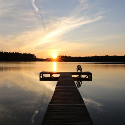 sunset lake thompson oneida county wisconsin