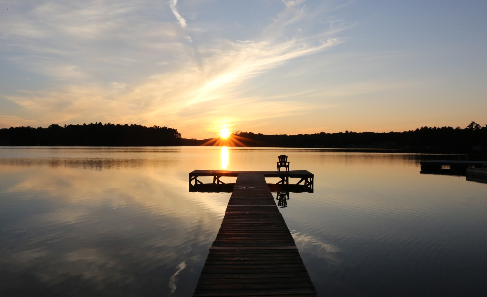 sunset lake thompson oneida county wisconsin