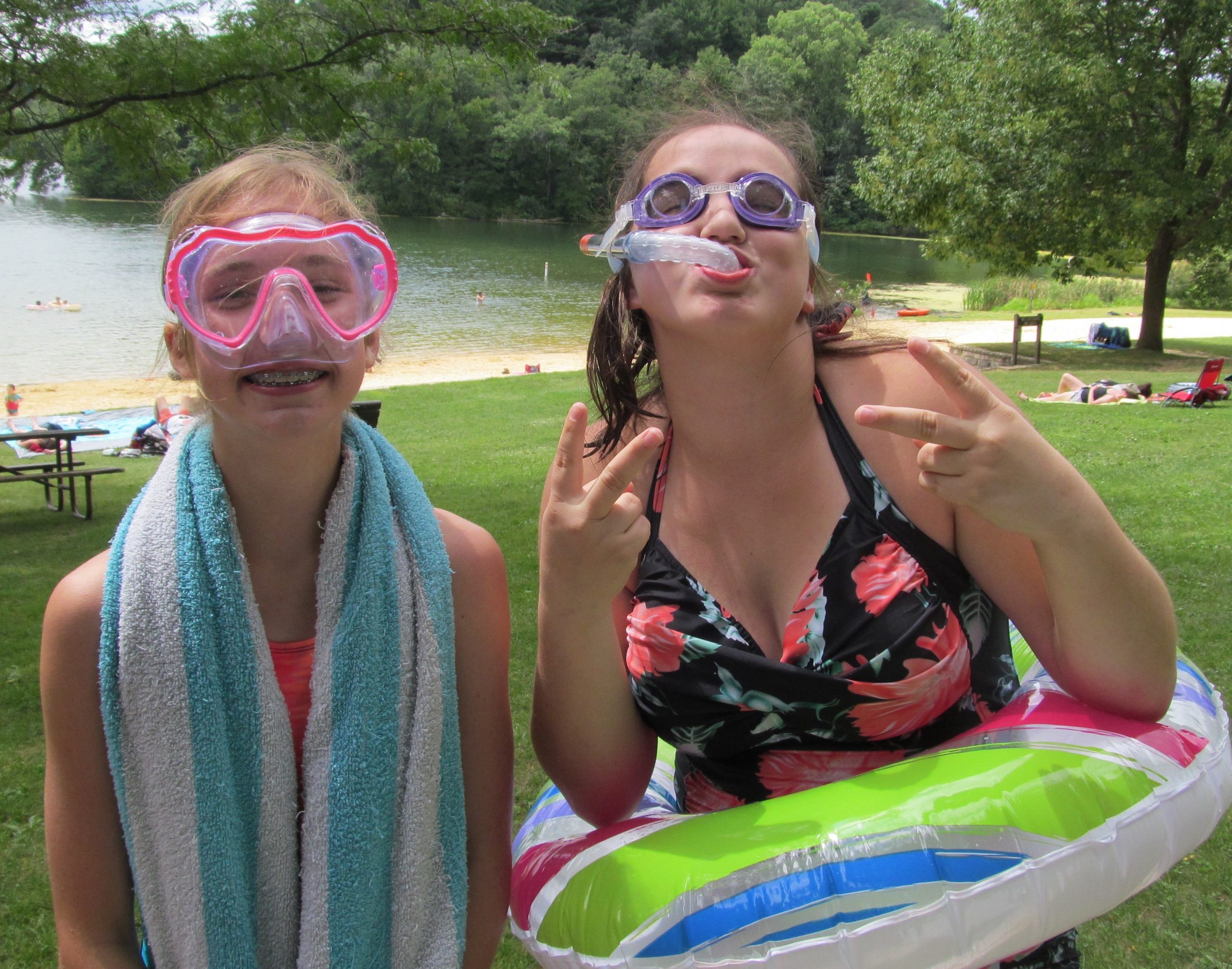 Snorkeling Sisters