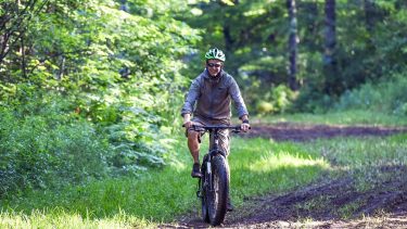 Biking in the Blue Hills Rusk County Wisconsin