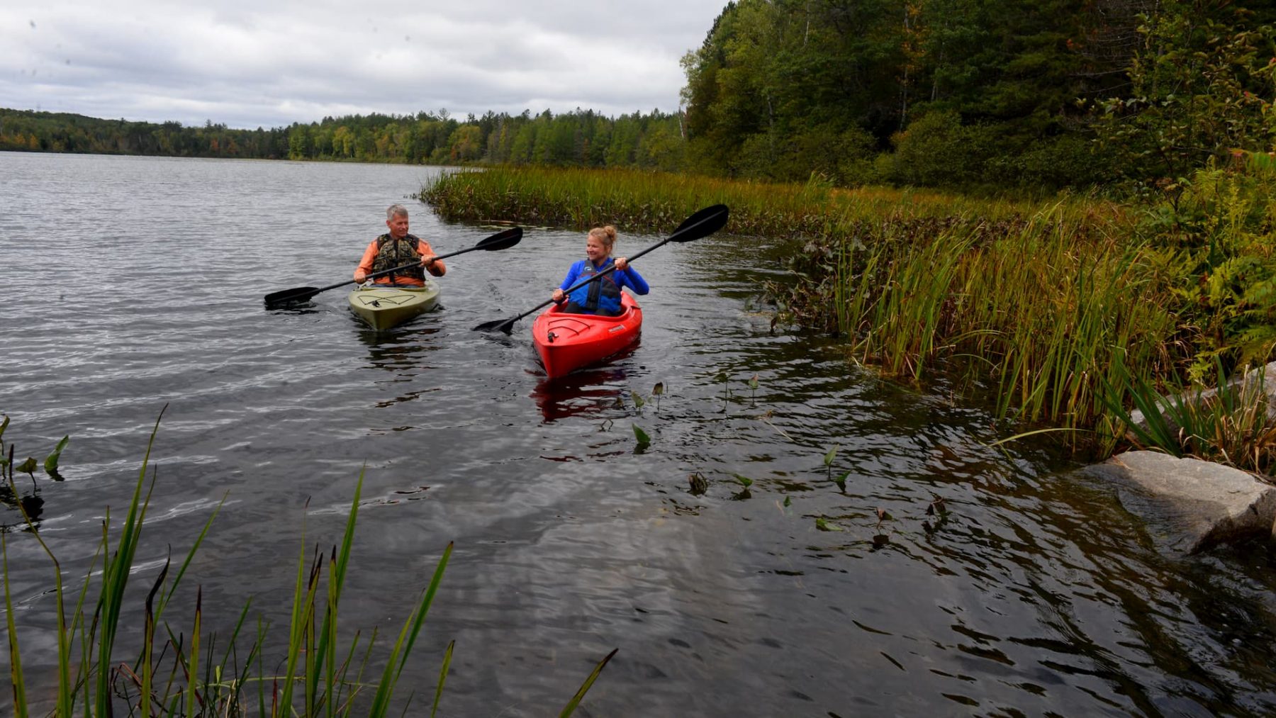 Article: Paddle through stunning fall color in these scenic hotspots | Kayaking on Plum Lake Vilas County Wisconsin