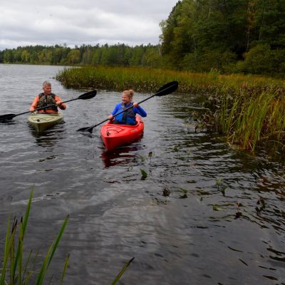 Kayaking on Plum Lake Vilas County Wisconsin