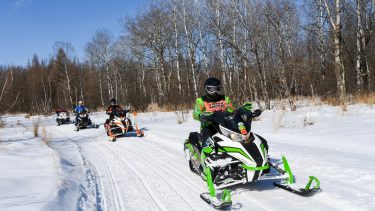 Snowmobiling in Rusk County, Wisconsin