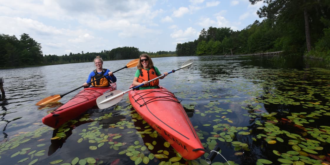 Kayaking in Vilas County Wisconsin