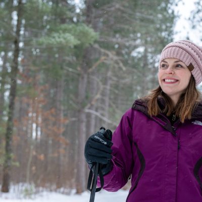 Related Article: Your Wisconsin winter recreation guide, by region | woman cross country skiing at conover town park in vilas county wisconsin