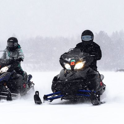 Find your Wisconsin Travel Inspiration | Your guide to snowmobiling Wisconsin’s Northwoods: Snowmobiling on Pine Lake Rhinelander WI