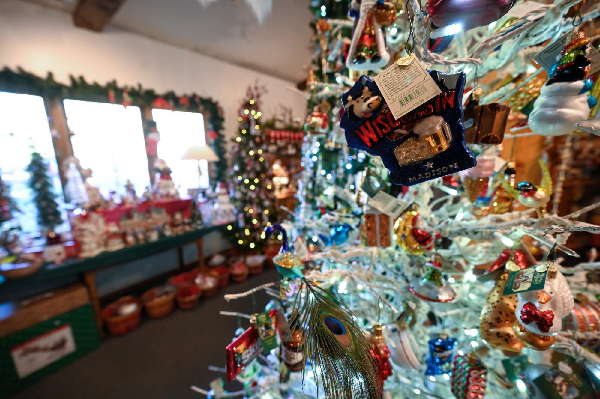 christmas decorations at store in oneida county wisconsin