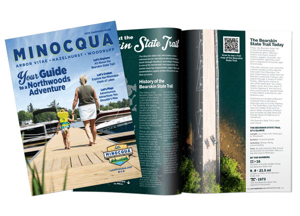 Order this Wisconsin travel guide: Minocqua 2024 Visitor Guide cover
