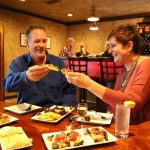 Article: 6 cozy spots for your Valentine’s Day dinner | Couple dining at Bortolotti’s Cin Cin restaurant in Eagle River WI