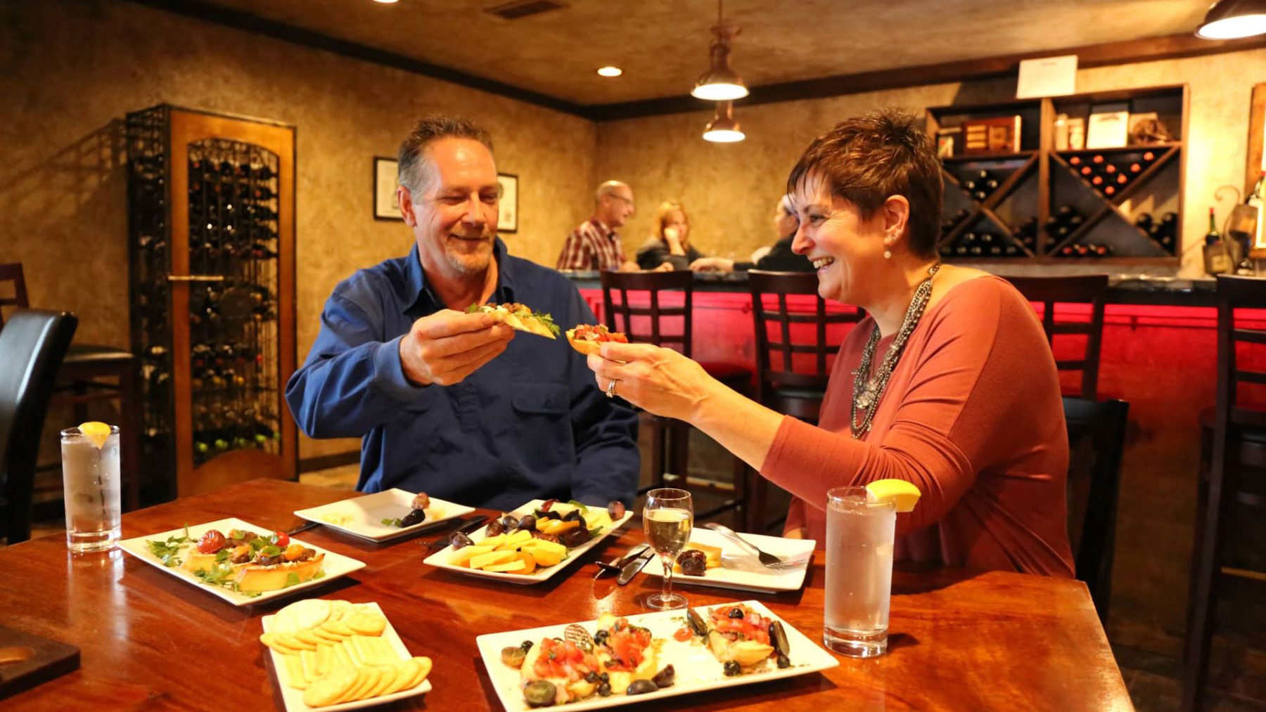 Article: 6 cozy spots for your Valentine’s Day dinner | Couple dining at Bortolotti’s Cin Cin restaurant in Eagle River WI