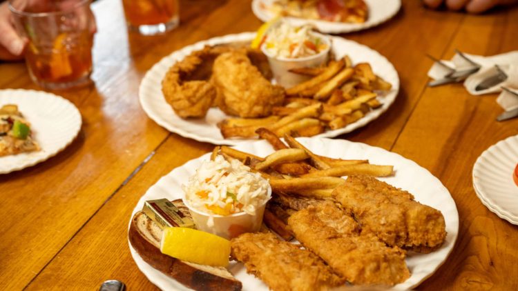 Article: Where to find a fish fry in the Northwoods & beyond | Fish fry at Burnt Bridge Tavern Vilas County Wisconsin