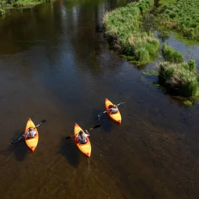 Related Article: Where to find great canoeing & kayaking in Vilas County | Three kayaks on the Manitowish River in Vilas County Wisconsin